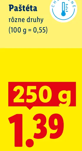 Pikok paštéta rôzne druhy