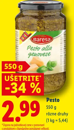 Baresa Pesto alla genovese