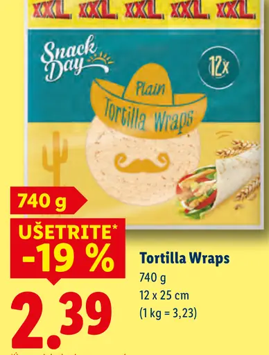 Snack Day Tortilla wraps
