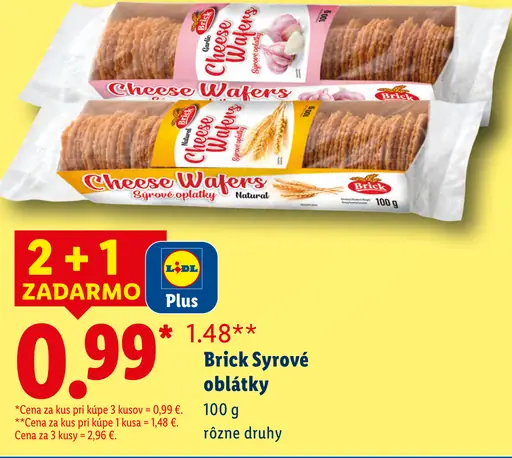 Brick Syrové oblátky