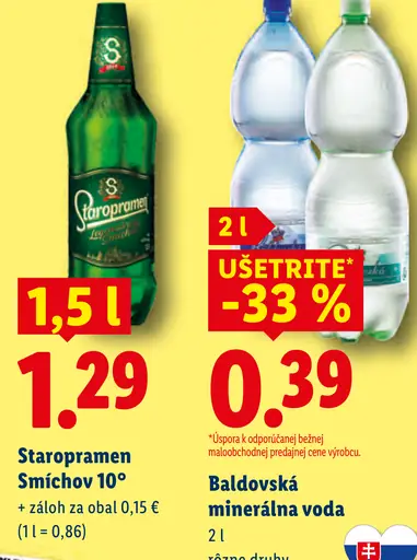 Baldovská Sýtená minerálna voda grep