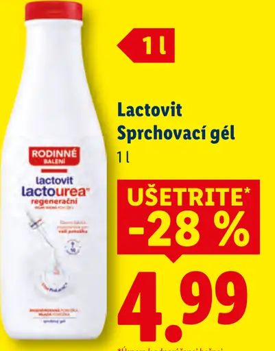 Lactovit Sprchovací gél