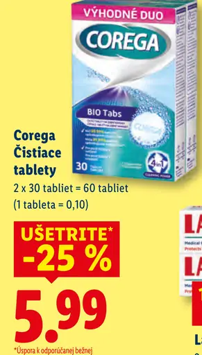 Corega Čistiace tablety