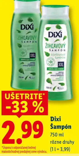 Dixi Žihľavový šampón