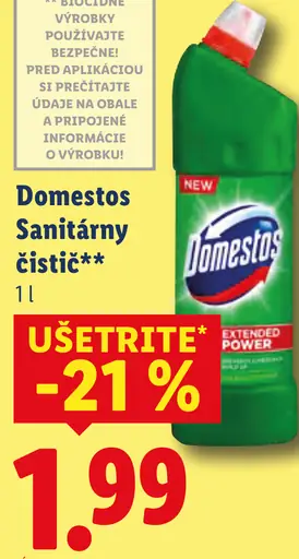Domestos Sanitárny čistič