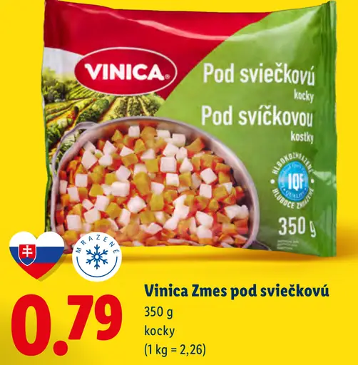 Vinica Zmes pod sviečkovú kocky