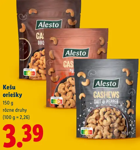 Alesto Kešu oriešky