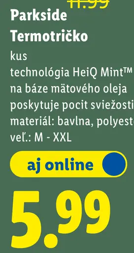 Parkside Termotričko