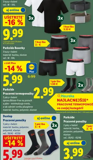 Parkside Pracovné termoponožky