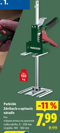 Parkside Zdvíhacie a upínacie náradie