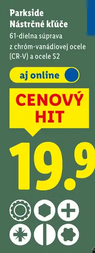 Parkside Náradie súprava