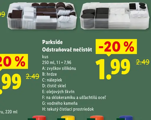 Parkside odstraňovač nečistôt