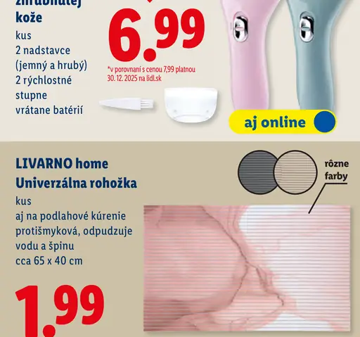 Livarno home univerzálna rohožka