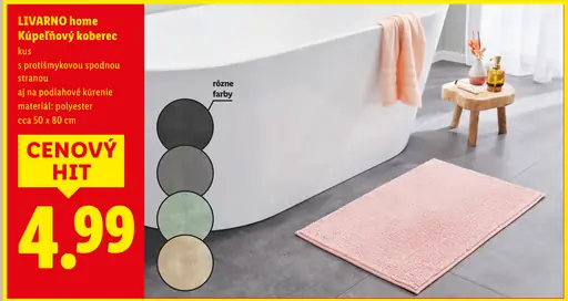 Livarno home Kúpeľňový koberec
