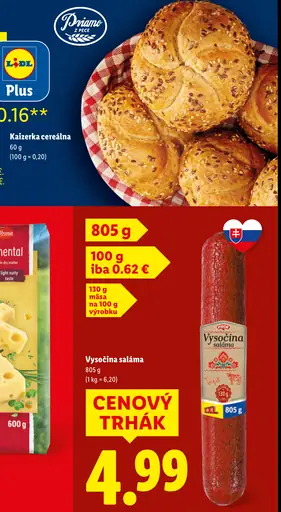 Pikok Vysočina saláma krájaná