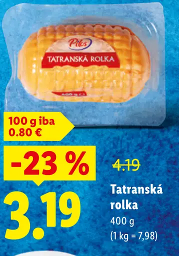 Tatranská rolka syr