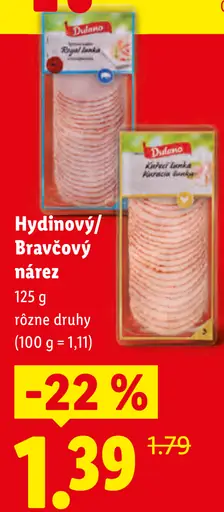 Dulano Delikátesná saláma plátky