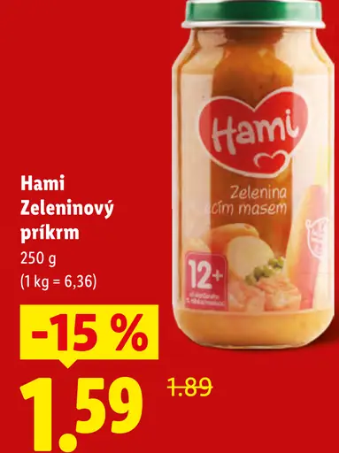 Hami zeleninový príkrm so zemiakmi a mäsom