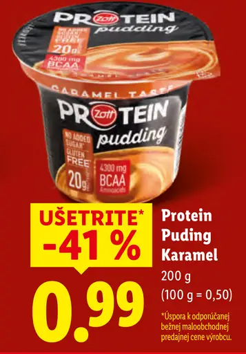Zott Protein Puding karamel