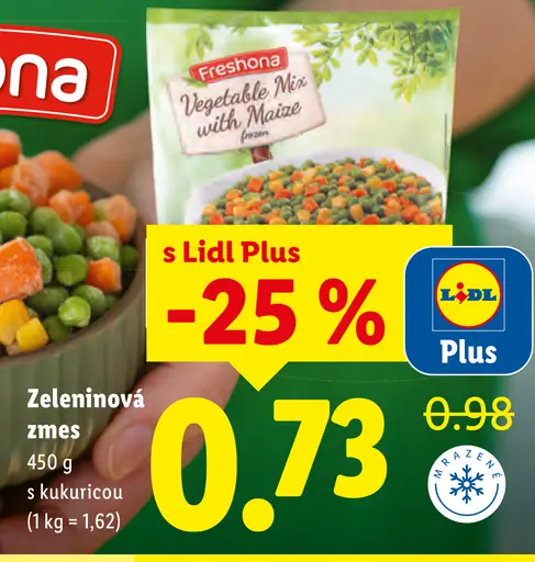 Freshona Zeleninová zmes s kukuricou