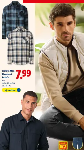 Esmara Flanelová košeľa