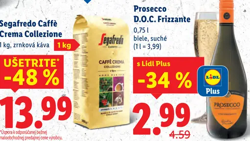 Segafredo Caffè Crema Classico zrnková káva