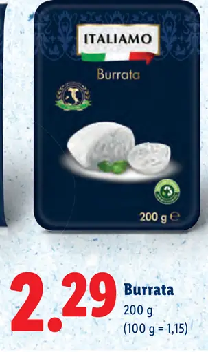 Italiano Burrata syr