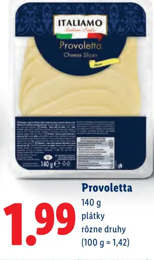 Italiano Provoletta plátky syr