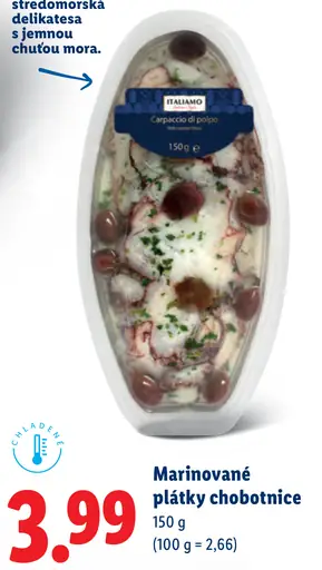 ITALIAMO Marinované plátky chobotnice