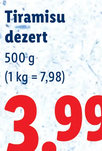 Italiamo Tiramisu dezert