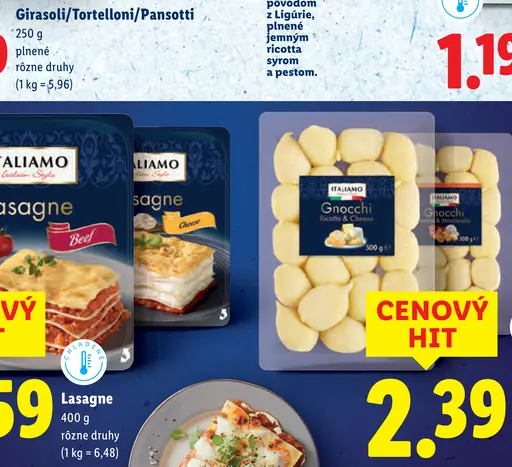 Italiamo zemiakové gnocchi plnené rôzne druhy