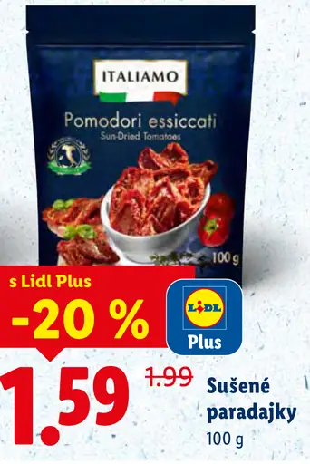 Italiamo Sušené paradajky