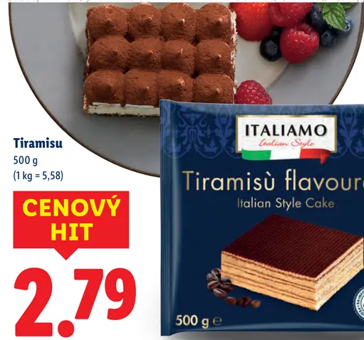 Italiamo Tiramisu flavoured Italian Style Cake