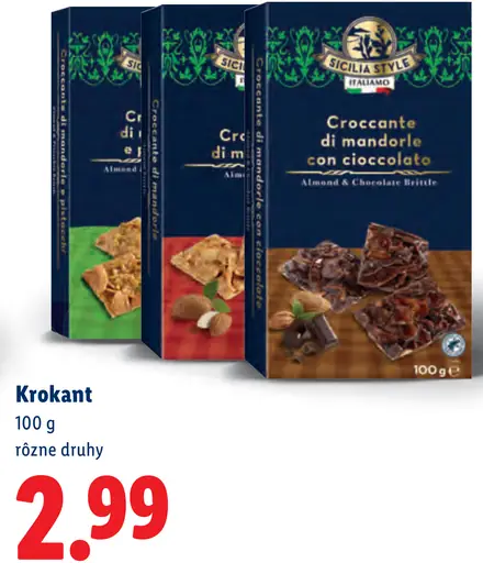 Sicilia Style krokan s mandľami alebo lieskovcami