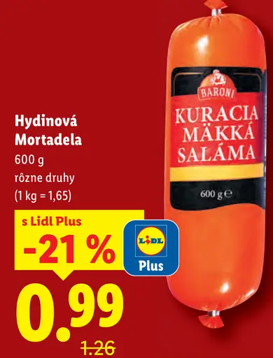 Baron hydinová mortadela