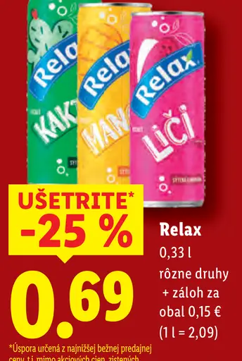 Relax Ovocný nápoj