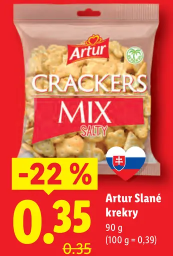 Artur slané krekry Crackers Mix