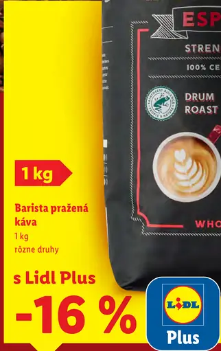 Bellarom Barista espresso pražená káva