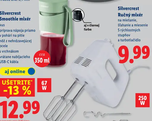 SilverCrest Ručný mixér