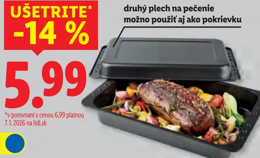 Silvercrest Plech na pečenie 2-dielna súprava