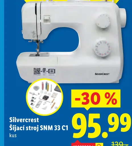 Silvercrest Šijací stroj SNM 33 C1