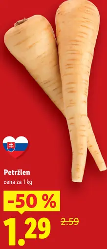 Petržlen koreňový čerstvý