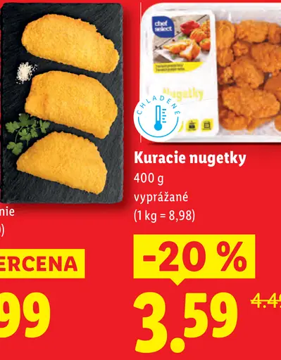 Kuracie nuggety vyprážané