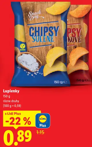 Snack Day Chipsy Solené