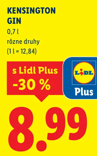 Kensington Gin rôzne druhy