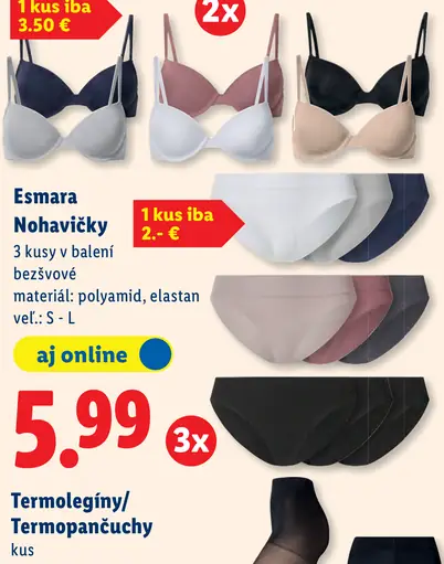 Esmara Nohavičky bezšvové