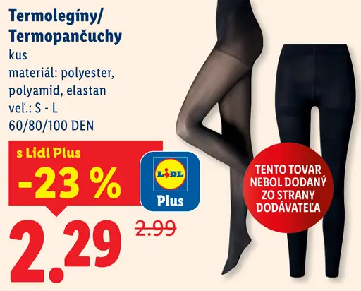 Termolegíny / termopančuchy