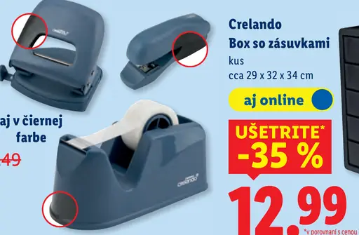 Crelando Box so zásuvkami