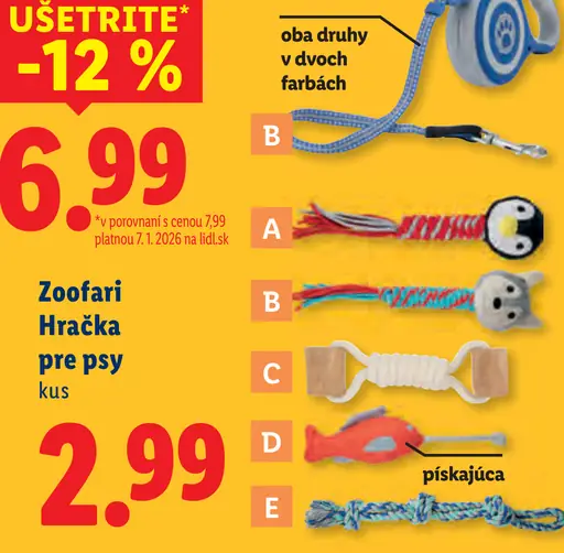 Zoofari hračka pre psy