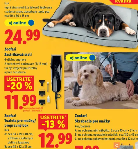 Zoofari zastrihávač srsti